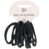 Etos Elastieken Roll Up Small Zwart 10St