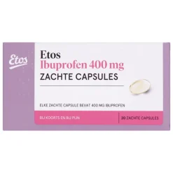 Etos Ibuprofen 400 mg Liquid Caps 20 st