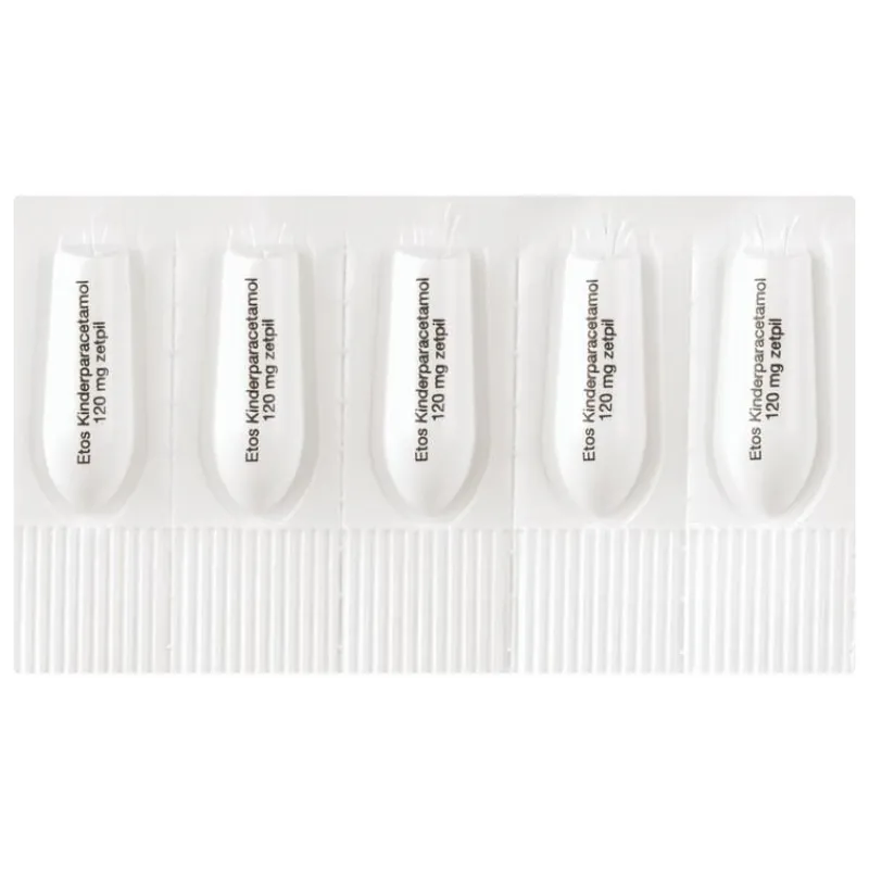 Etos Kinderparacetamol 120 mg Zetpil