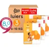 Etos Luiers Midi Maat 3 6-10 kg Maandbox 282 Stuks