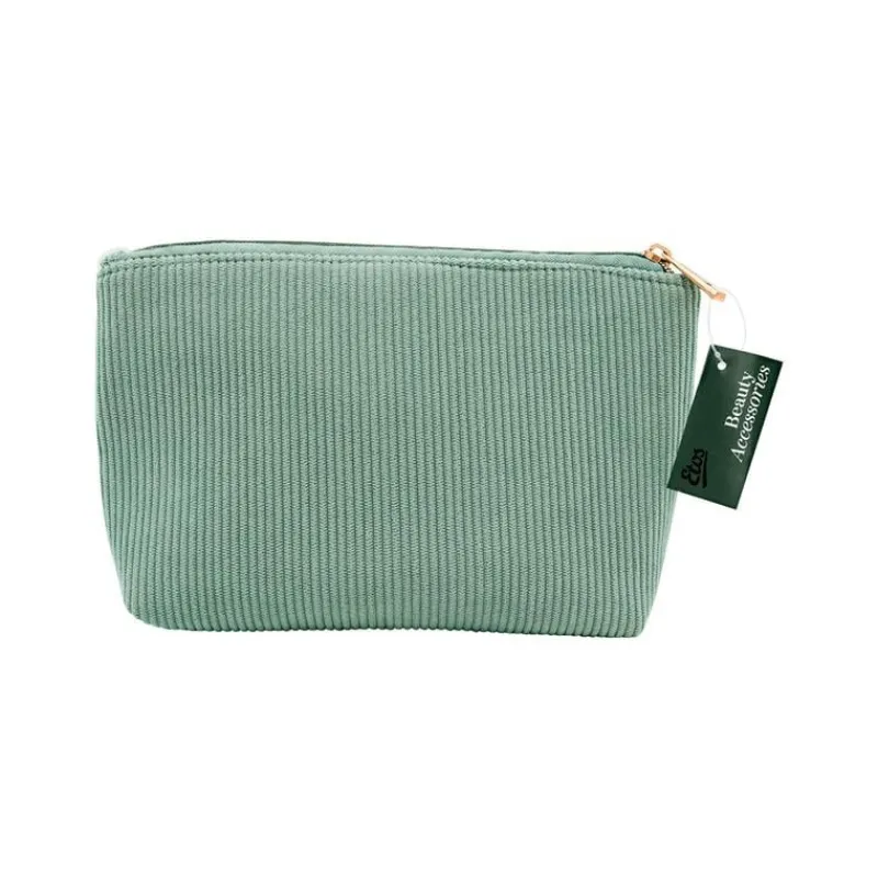 Etos Make-up Bag Ribcord Green