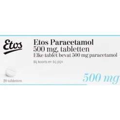 Etos Paracetamol 500 mg Tabletten