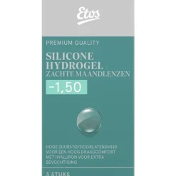 Etos Silicone Hydrogel Zachte Maandlenzen -1.50 3st.