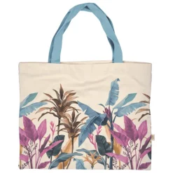 Etos Tote Bag Katoen Botanische Print 55 x 45 cm