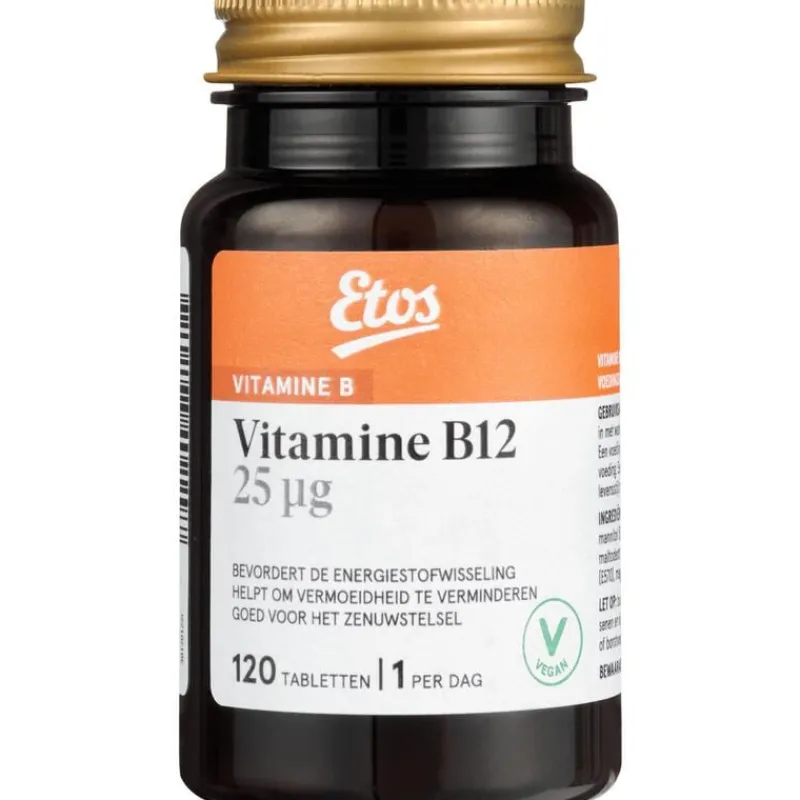 Etos Vitamine B12 25mg 120 stuks