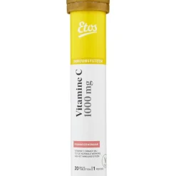 Etos Vitamine C 1000 mg Bruistablet Framboos 20 stuks