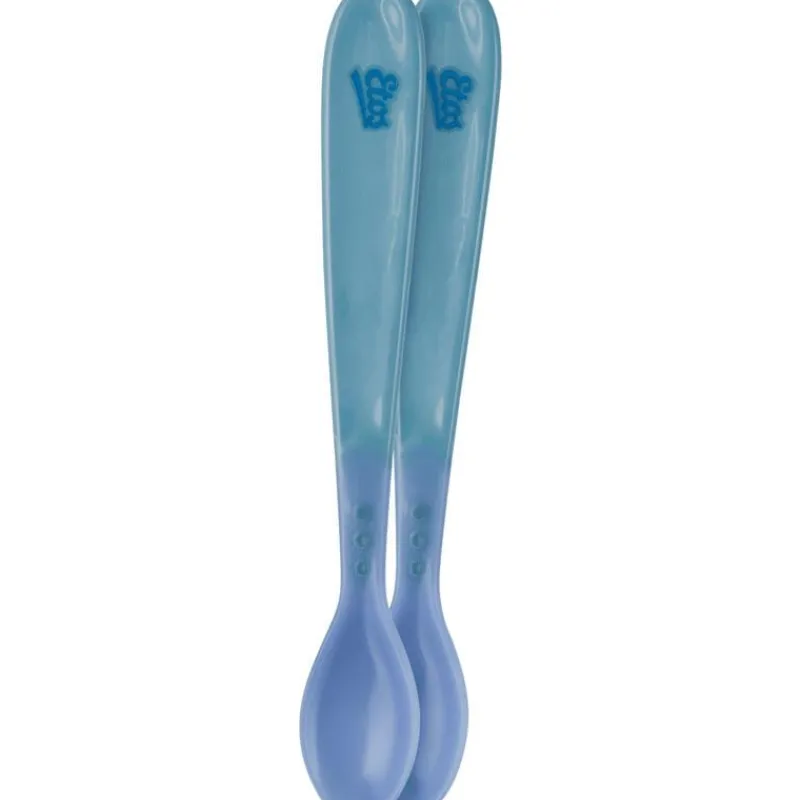 Etos Warmtegevoelige Lepels Blauw 2 Stuks