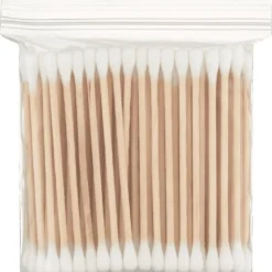 Etos Wattenstaafjes Hout 100 stuks