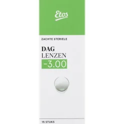 Etos Zachte Daglenzen -3,00 15 stuks