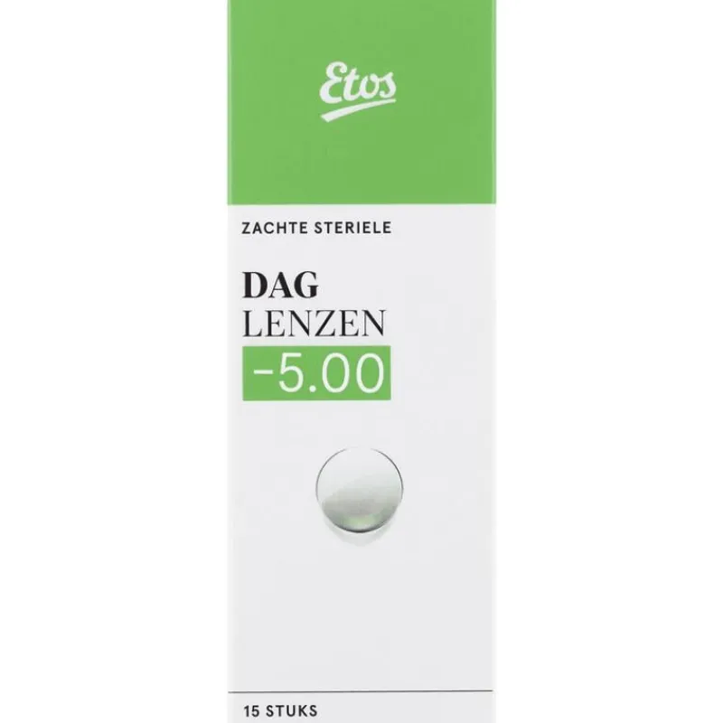 Etos Zachte Daglenzen -5,00 15 stuks