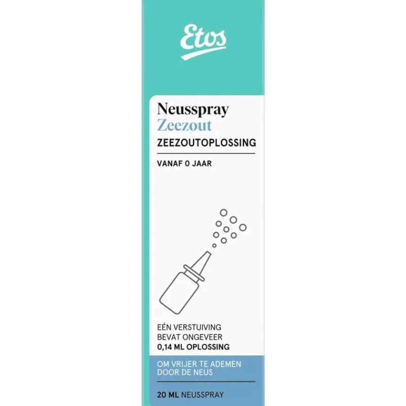 Etos Zeezout Neusspray 0.9% 20 ML