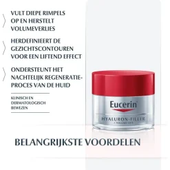 Eucerin Hyaluron-Filler + Volume-Lift Nachtcrème 50 ML