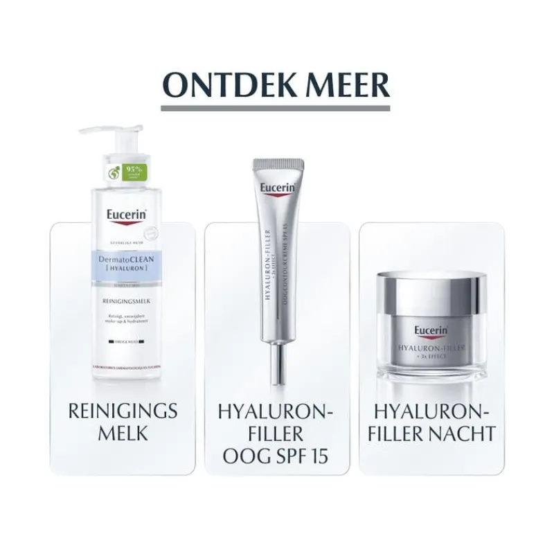 Eucerin Hyaluron-Filler + 3x EFFECT Dagcrème Droge Huid SPF15 50 ML