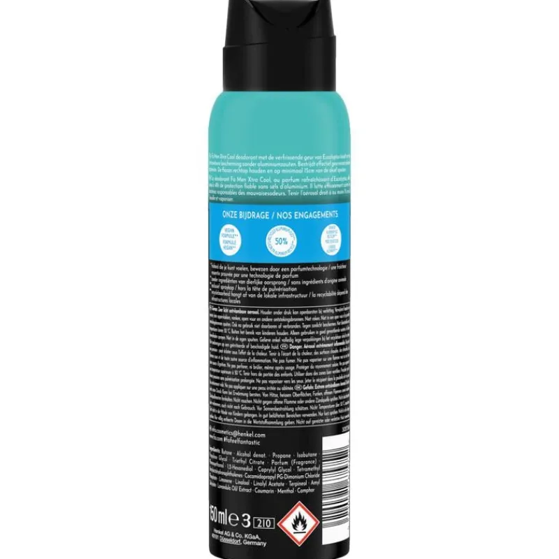 FA Men Extreme Cool Deodorant Spray 150 ML
