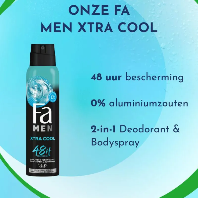 FA Men Extreme Cool Deodorant Spray 150 ML