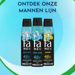 FA Men Extreme Cool Deodorant Spray 150 ML