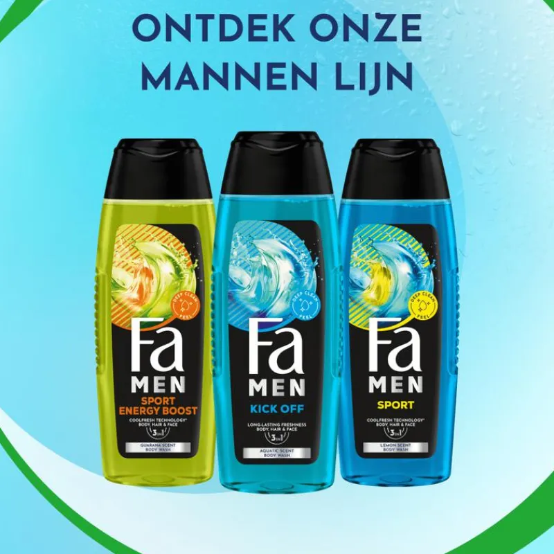 FA Men Perfect Wave Shower Gel