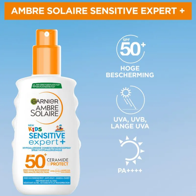 Garnier Ambre Solaire Kids Zonnespray SPF50+ 150 ML