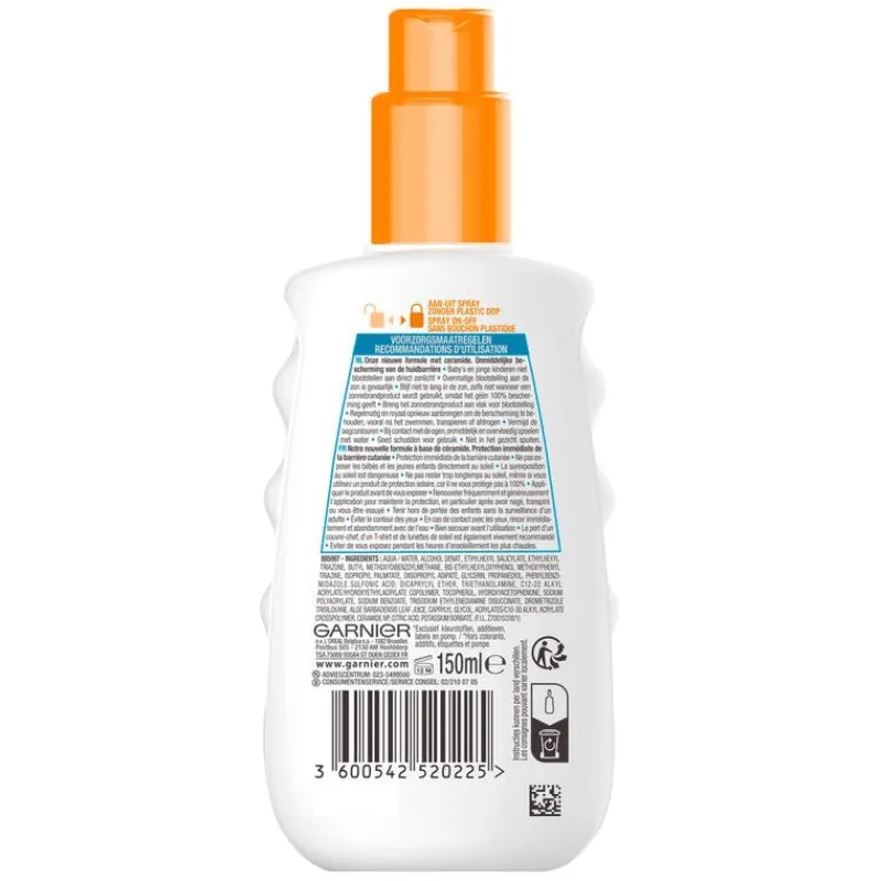 Garnier Ambre Solaire Kids Zonnespray SPF50+ 150 ML