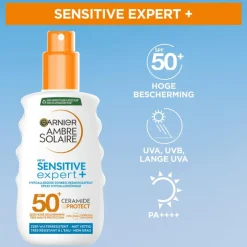 Garnier Ambre Solaire Sensitive Expert Zonnespray SPF50+ 150 ML