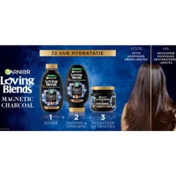 Garnier Loving Blends Charcoal Shampoo 300 ML