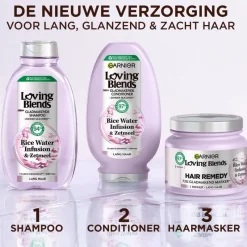 Garnier Loving Blends Rice Water Infusion & Zetmeel Shampoo 300 ML