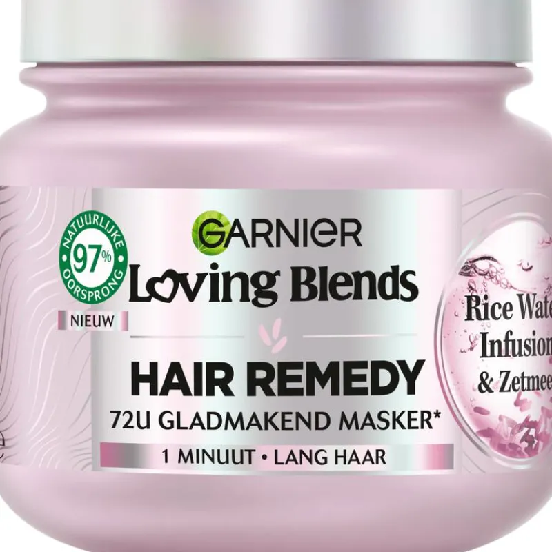Garnier Loving Blends Rice Water Infusion Glans & Zacht haarmasker 340 ML