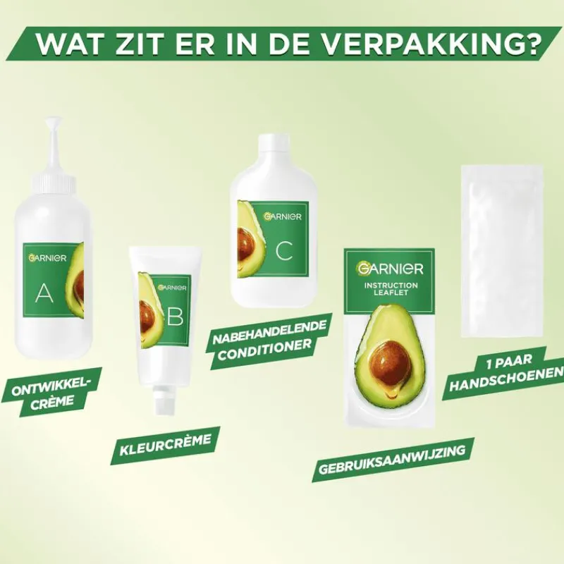 Garnier Nutrisse Crème Permanente Haarverf 4.3 Goud Middenbruin