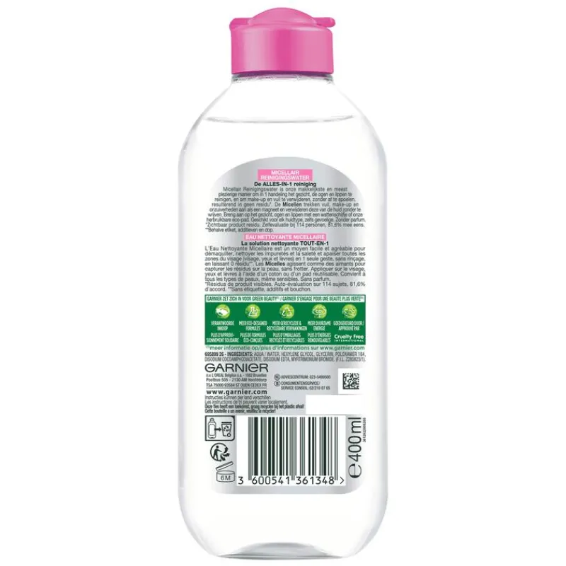 Garnier SkinActive Micellair Reinigingswater Gevoelige Huid 400 ML