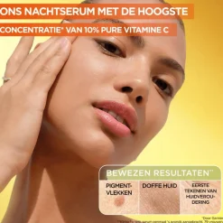 Garnier Skinactive 10% Pure Vit C Anti-Pigment Nachtserum + Hyaluron 30 ML