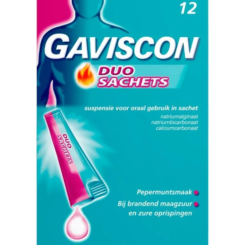 Gaviscon DUO Sachet Maagzuurremmers 12 Stuks