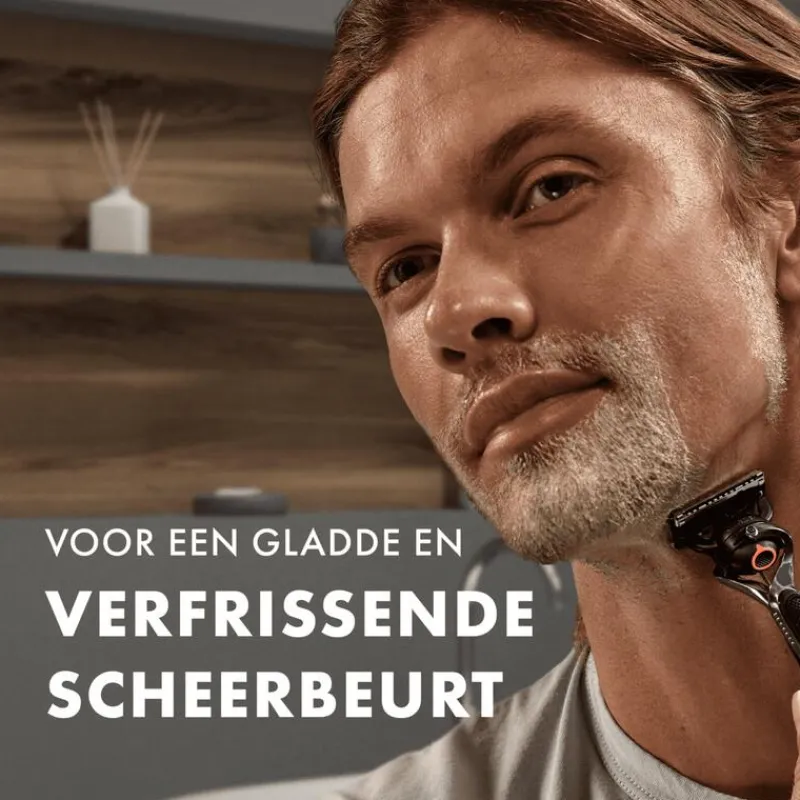 Heren Gillette Fusion Scheergel Gevoelige Huid 200 ML 2 Stuks