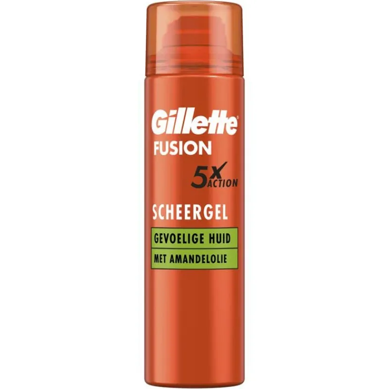 Heren Gillette Fusion Scheergel Gevoelige Huid 200 ML