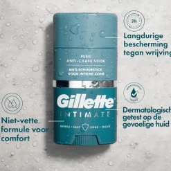 Heren Gillette Intimate Anti-Schuurstick Voor Intieme Zone