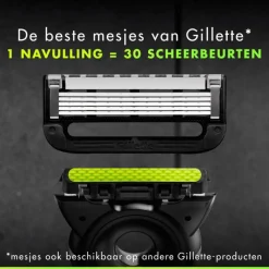Heren Gillette Labs Navulmesjes 4 Stuks