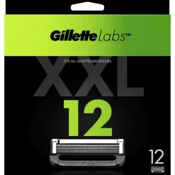 Heren Gillette Labs Navulmesjes 12 Stuks