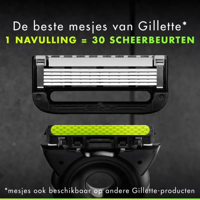 Heren Gillette Labs Scheersysteem 1 Handvat Met 1 Navulmesje