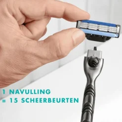 Heren Gillette Mach3 Navulmesjes 8 Stuks