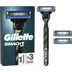 Heren Gillette Mach3 Scheersysteem Met 3 Navulmesjes