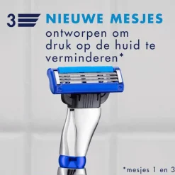 Heren Gillette Mach3 Turbo Navulmesjes 12 Stuks