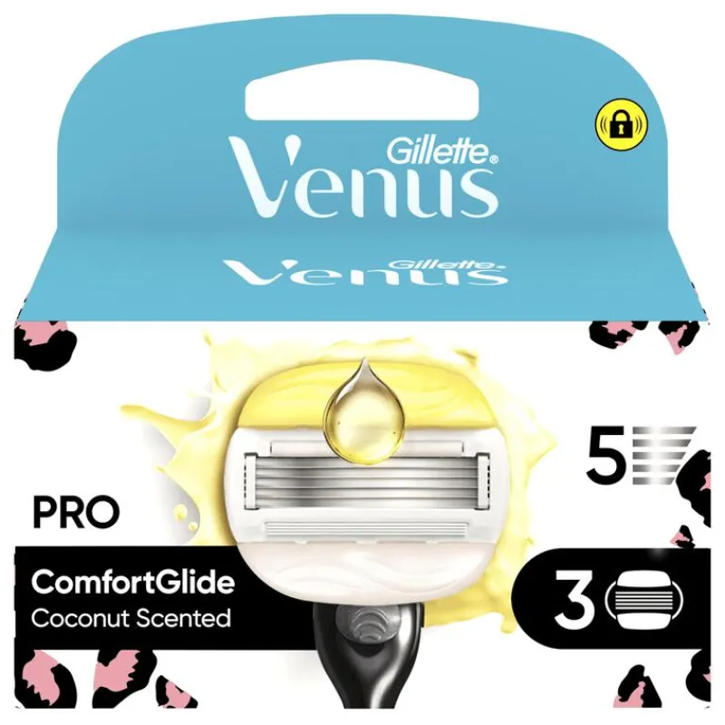 Heren Gillette Venus Comfortglide Luipaard Navulmesjes - 3 Stuks