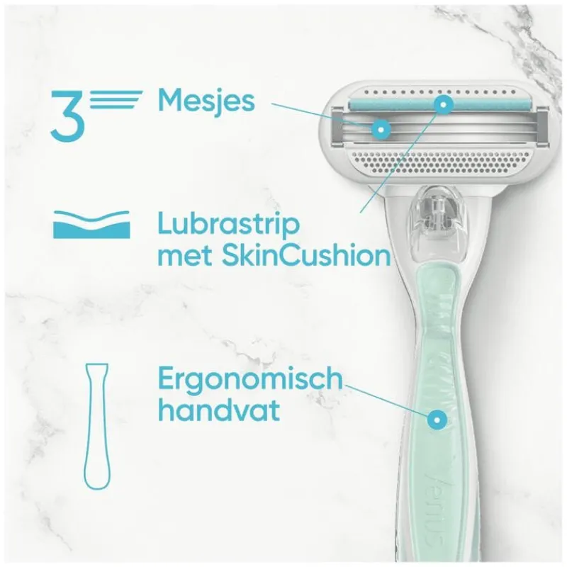 Heren Gillette Venus Smooth Navulmesjes 4 Stuks