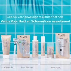Heren Gillette Venus Voor Huid En Schaamhaar Aloe Vera Navulmesjes 8 Stuks