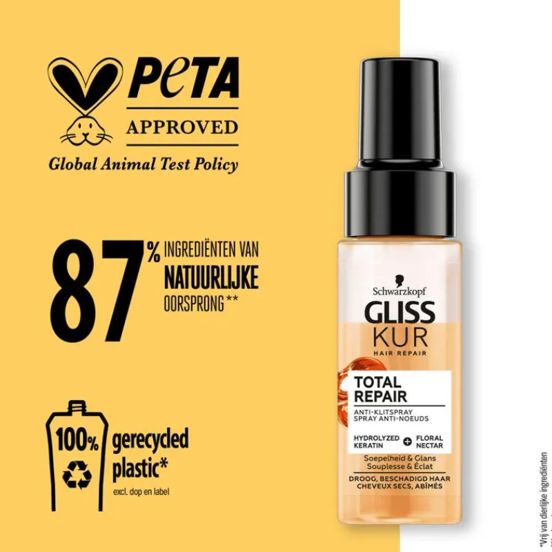 Gliss Anti-Klit Spray Total Repair Mini 70 ML