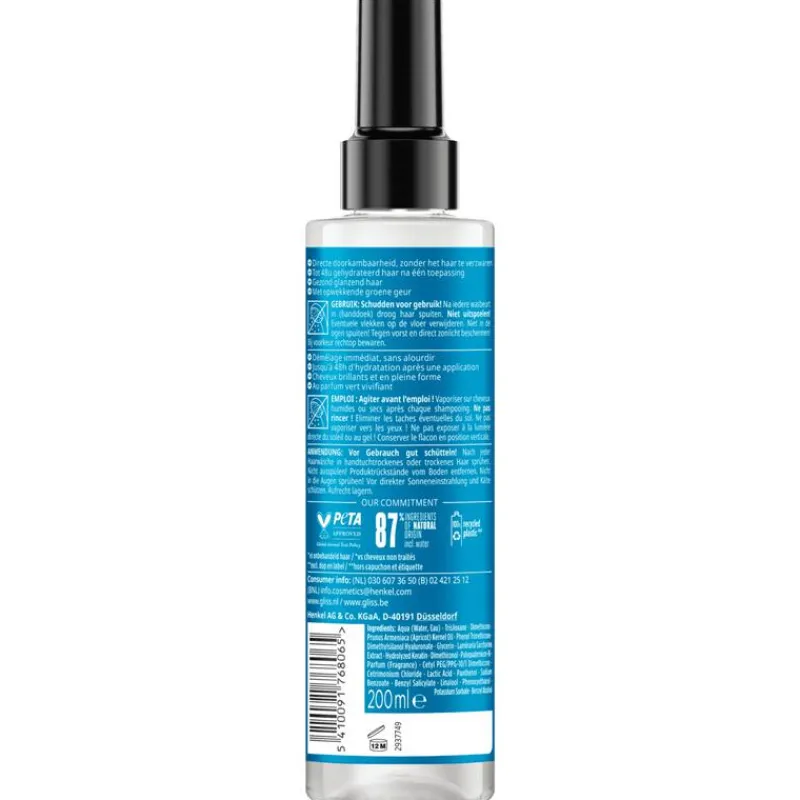 Gliss Aqua Revive Anti-Klitspray 200 ML