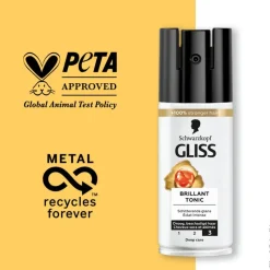 Gliss Kur brilliant tonic droog beschadigd haar