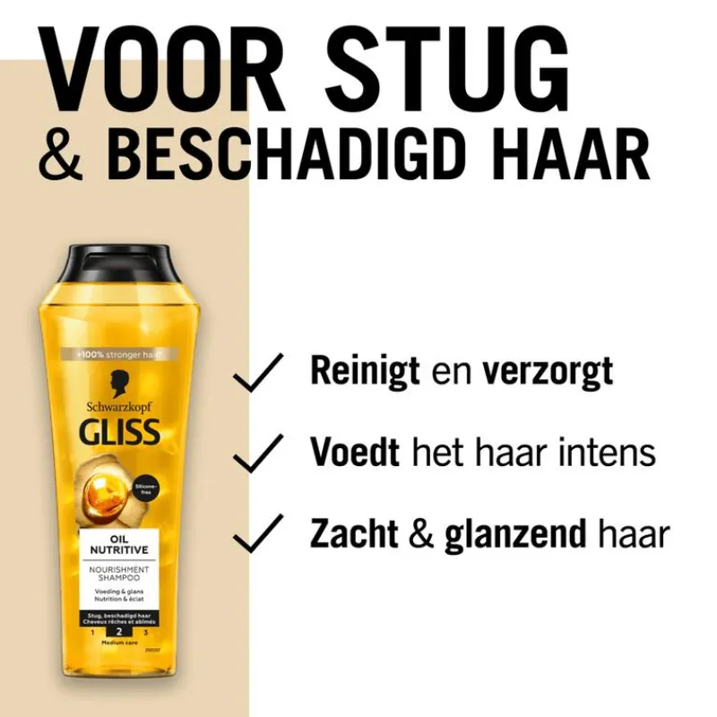 Gliss Oil Nutritive Shampoo 250 ML