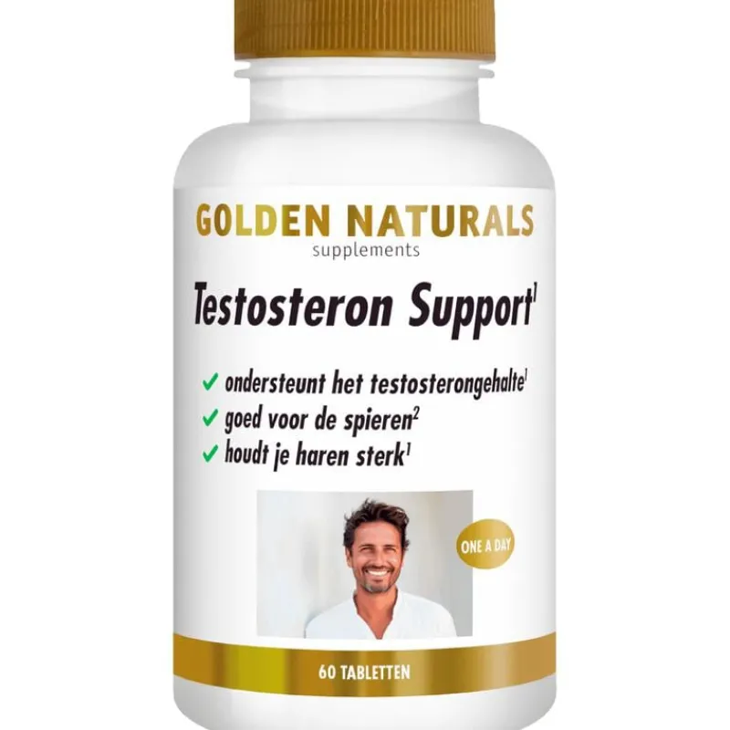 Golden Naturals Testosteron Support Tabletten 60 stuks