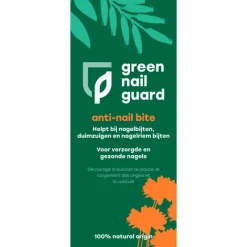 Green nail guard anti-nail bite
