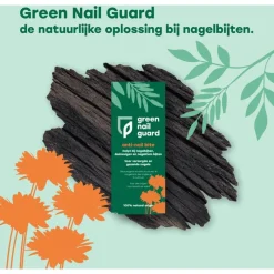 Green nail guard anti-nail bite